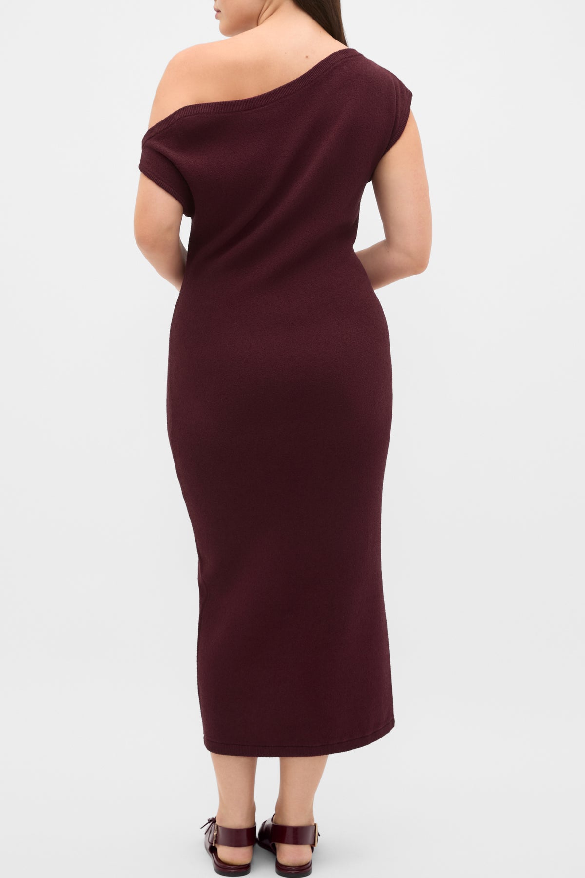 Boucle Fitted Knit Dress