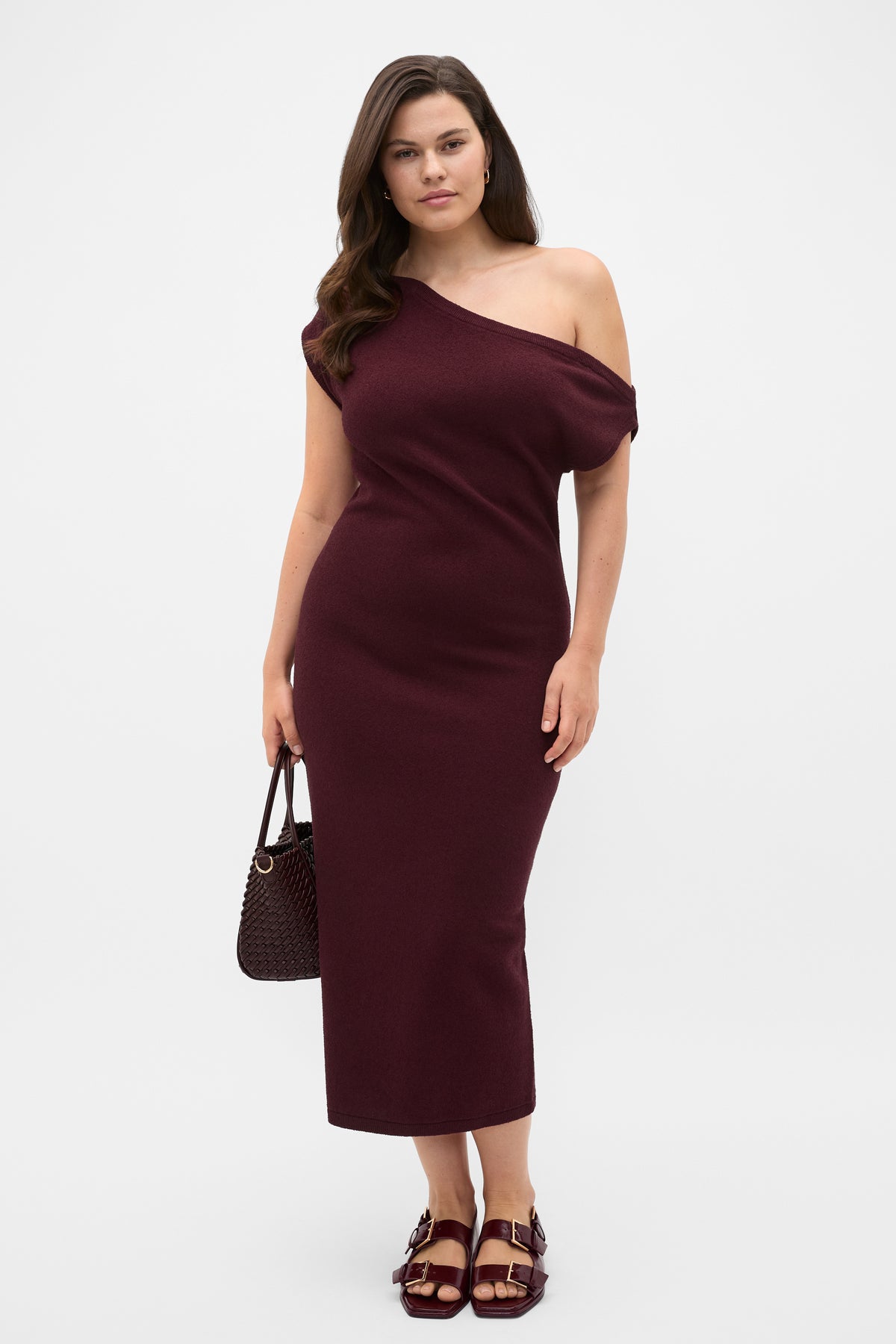 Boucle Fitted Knit Dress