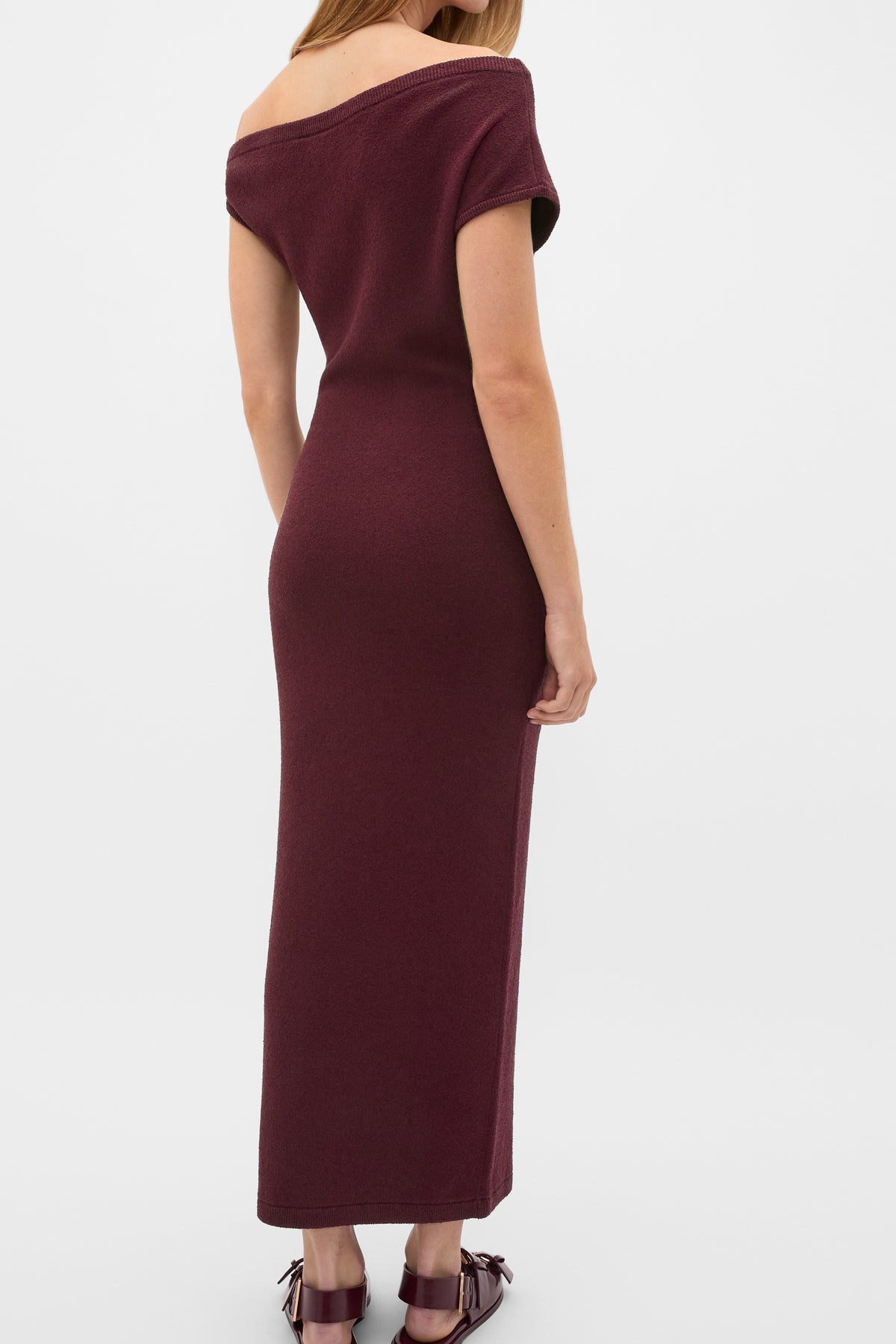 Boucle Fitted Knit Dress