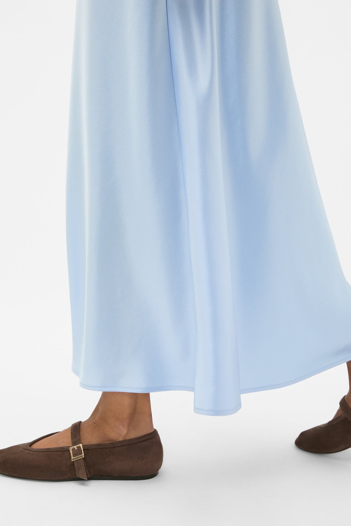 Satin Maxi Bias Skirt