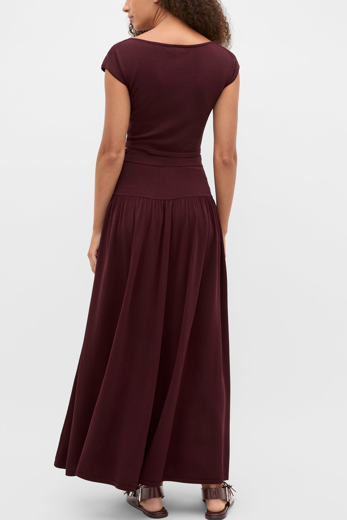 Compact Crepe Knit Skirt