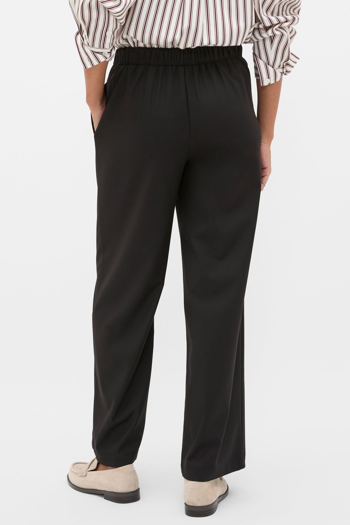 Wide Leg Pull On Pant