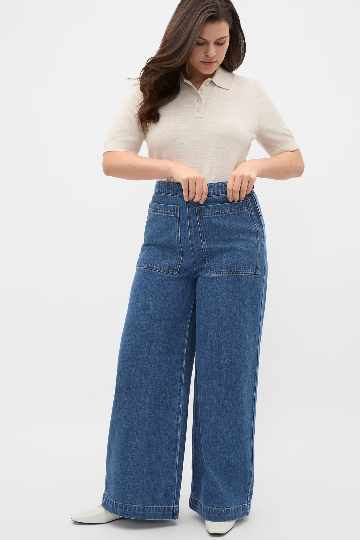 Patch Pocket Cotton Jean