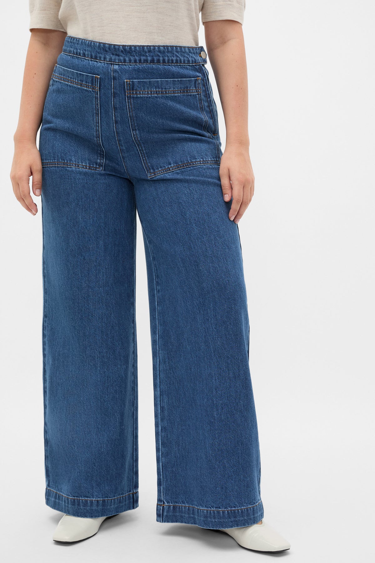 Patch Pocket Cotton Jean
