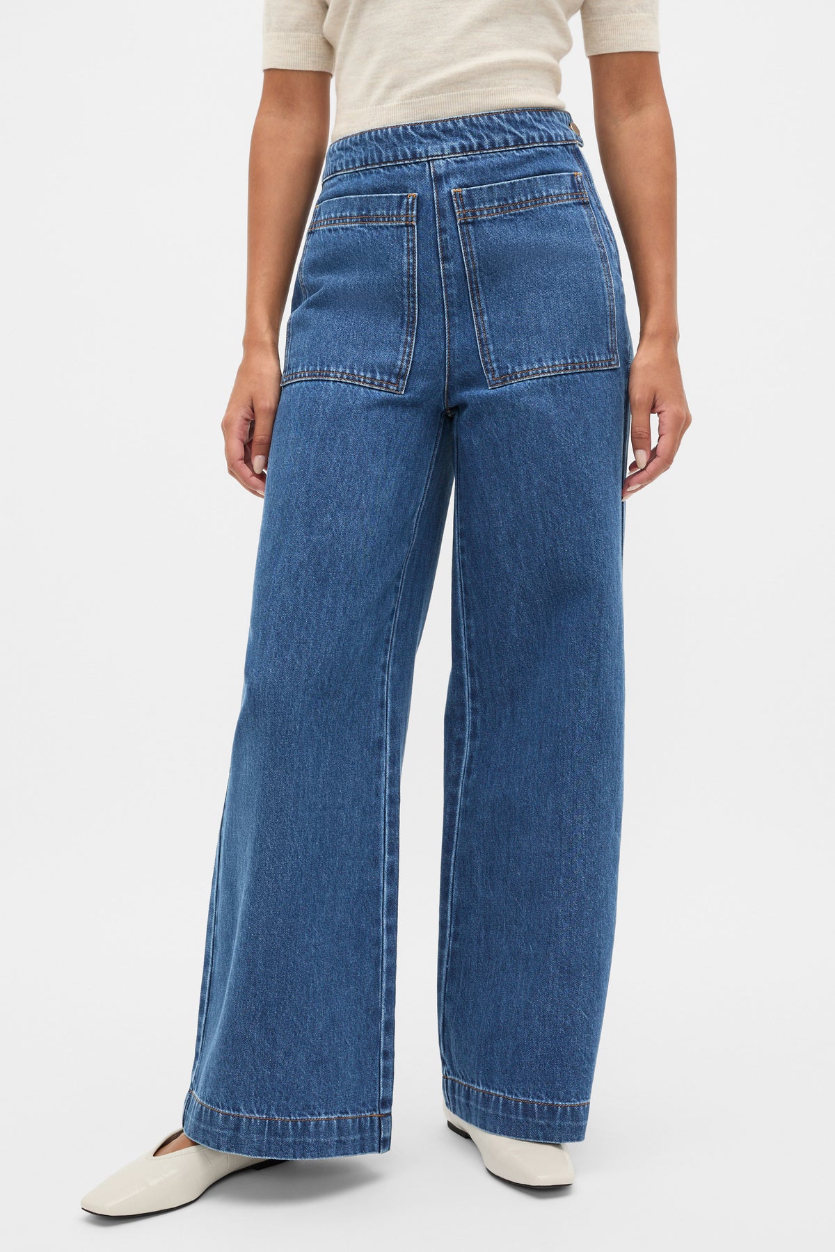 Patch Pocket Cotton Jean