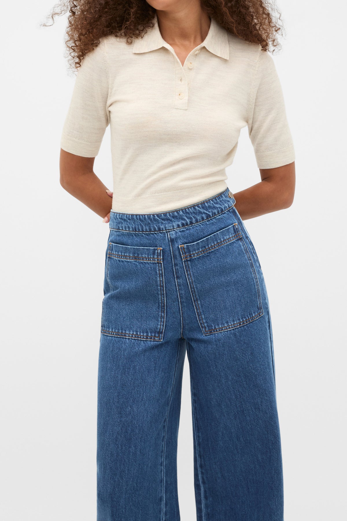 Patch Pocket Cotton Jean