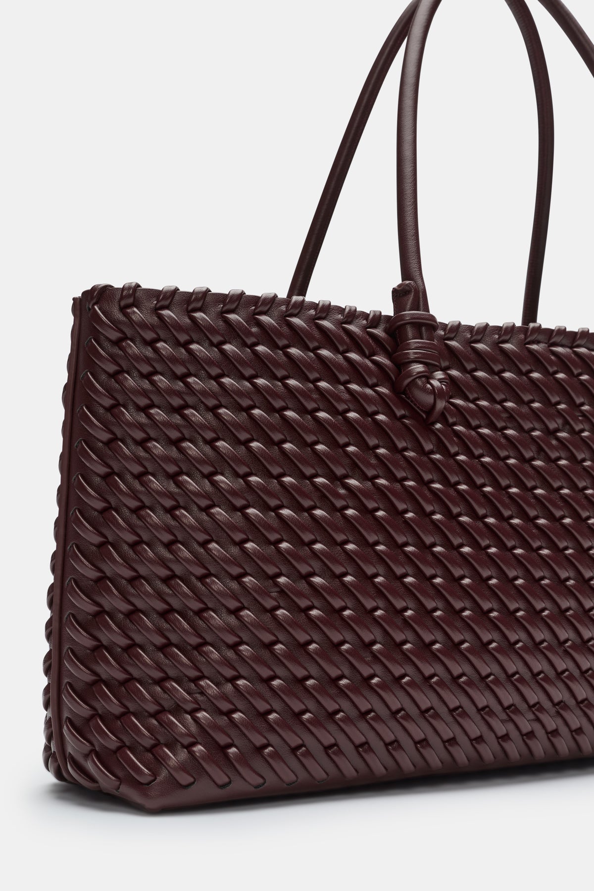 Woven East West Tote