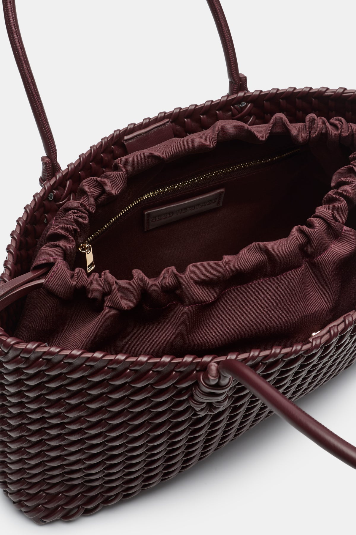 Woven East West Tote
