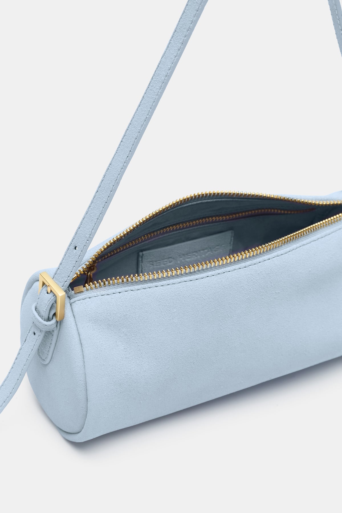 Suede Pouch Shoulder Bag