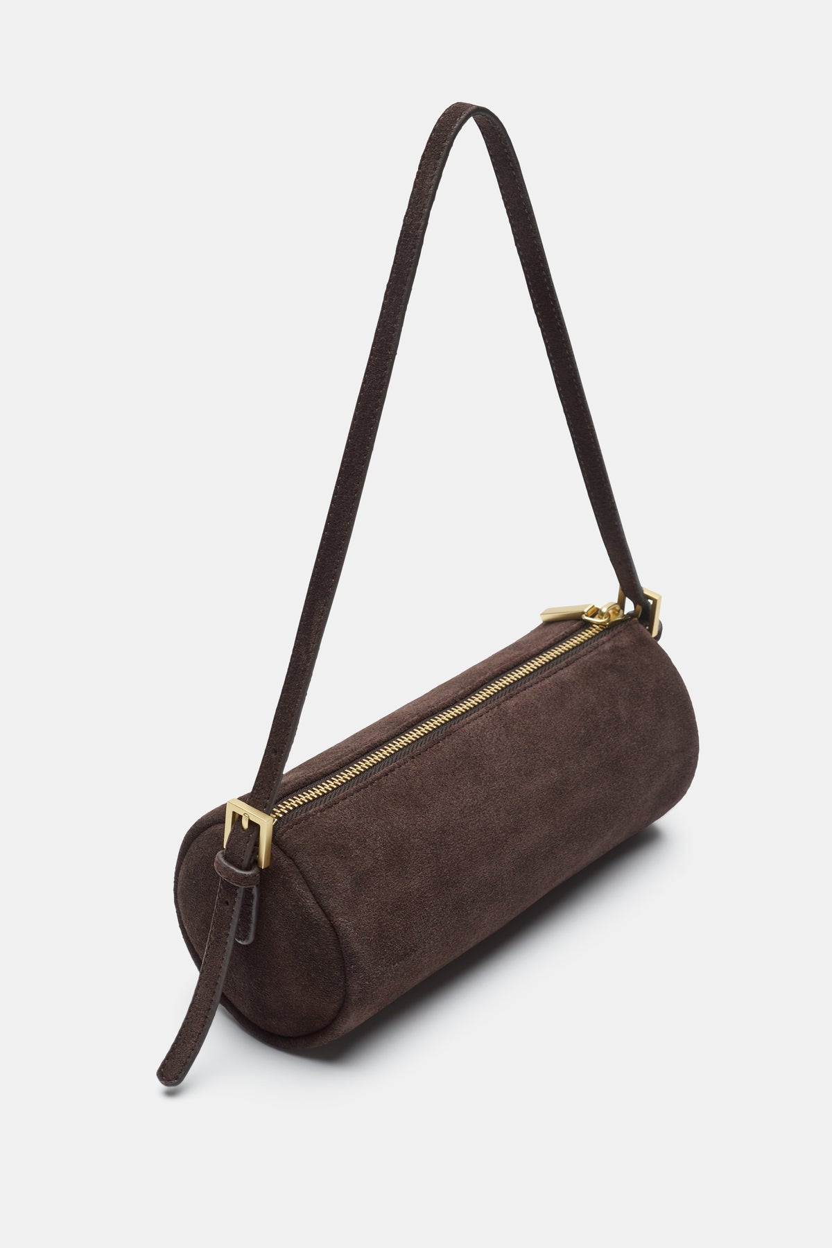 Suede Pouch Shoulder Bag