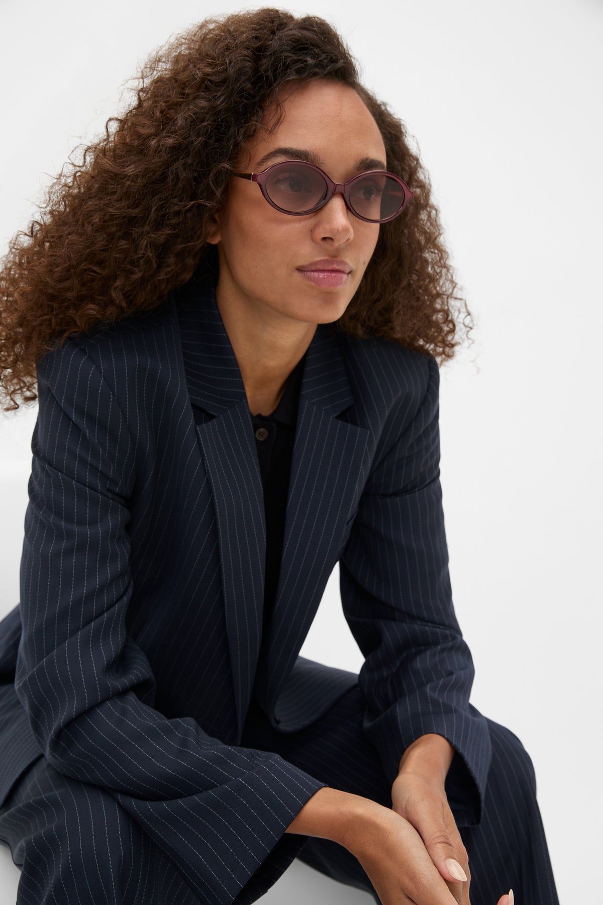Sabrina Oval Sunglasses