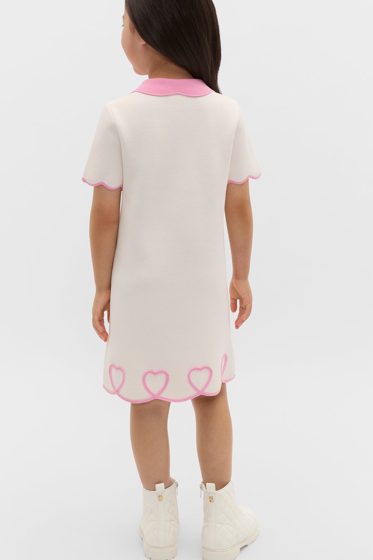 Heart Crepe Dress