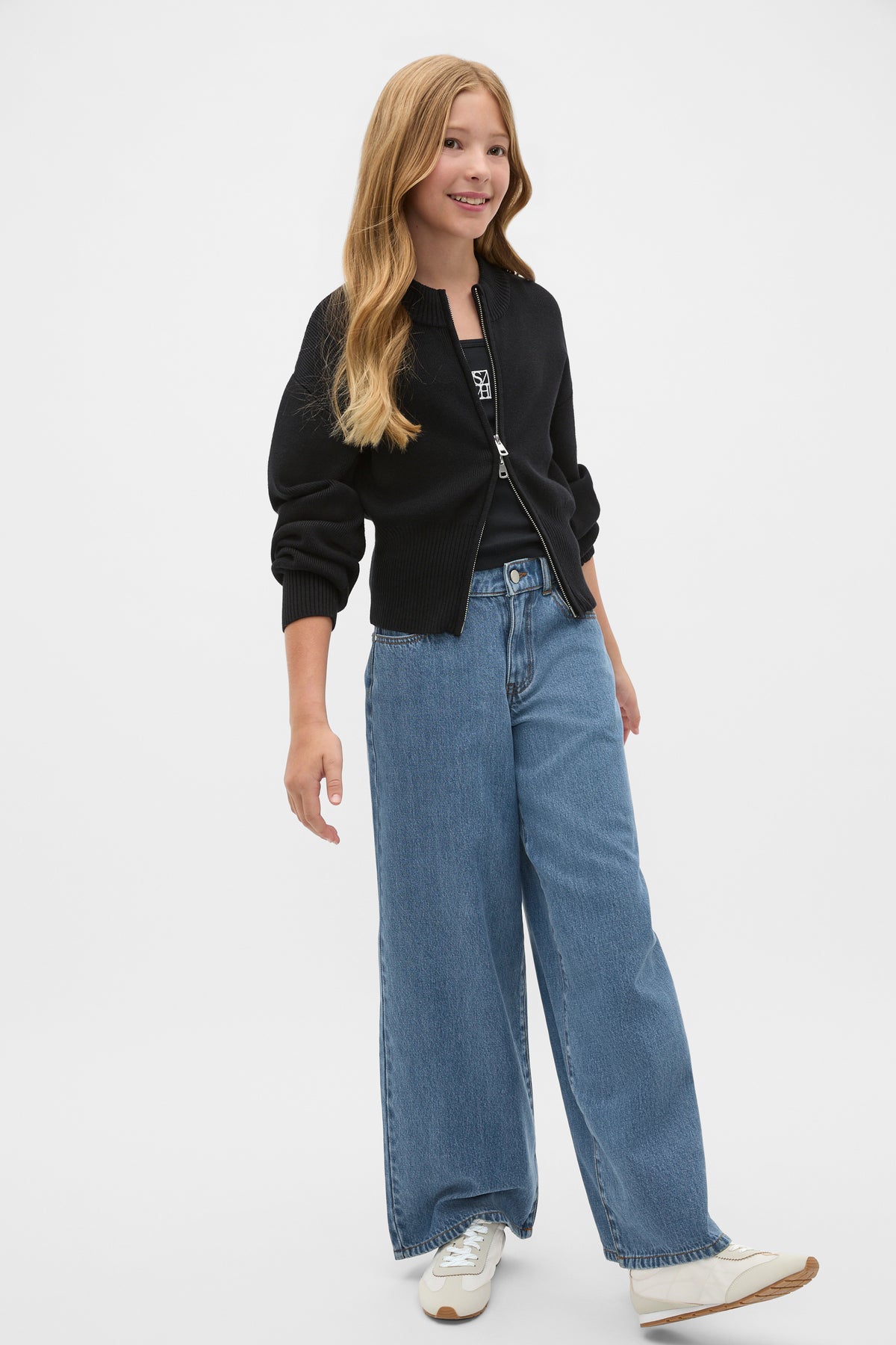 Zip Through Knit Cardigan