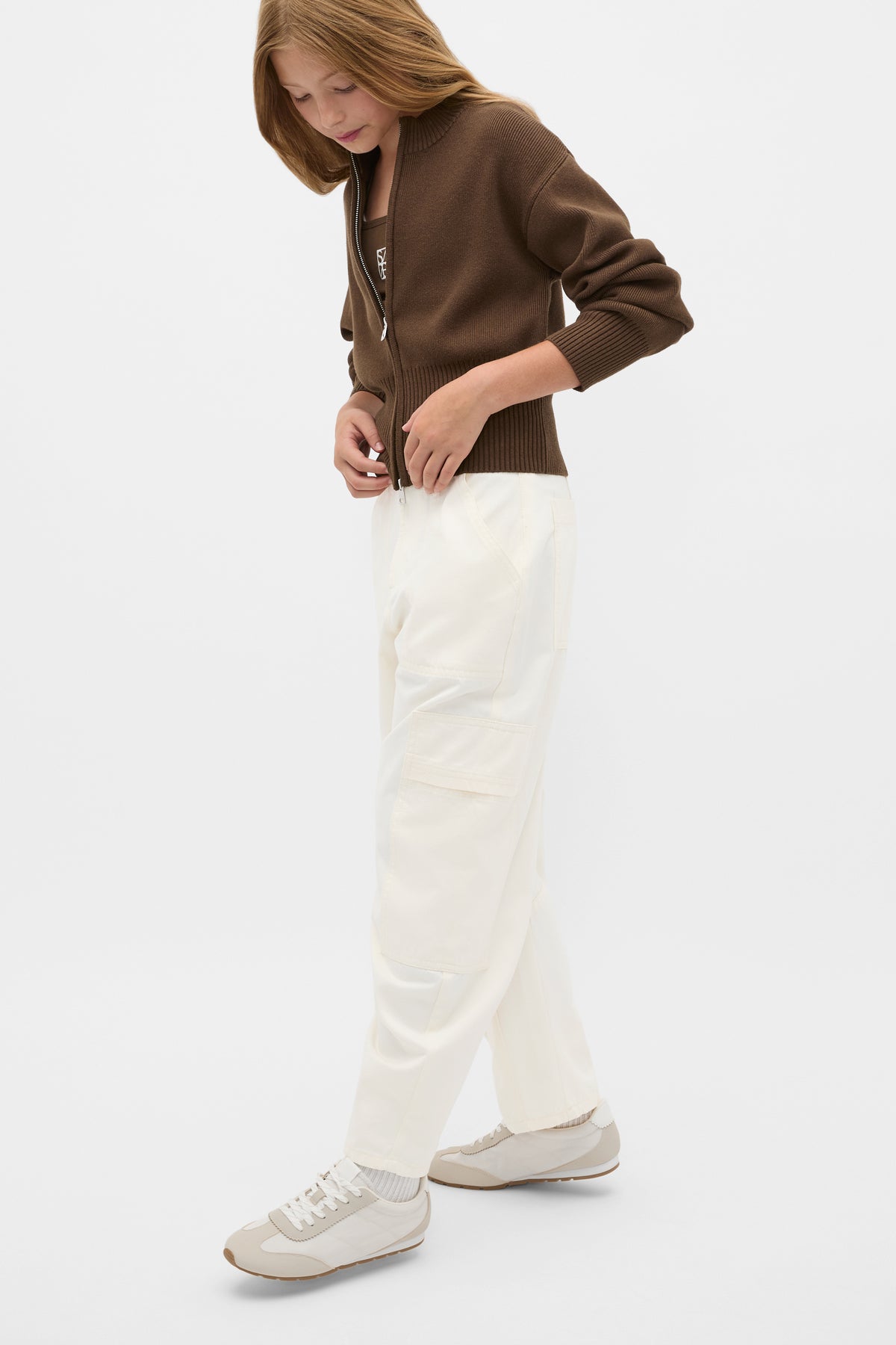Zip Through Knit Cardigan