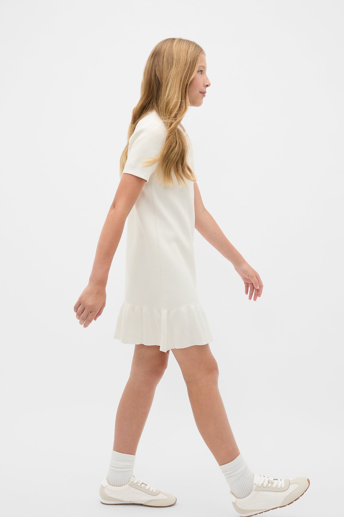 Polo Collar Knit Dress