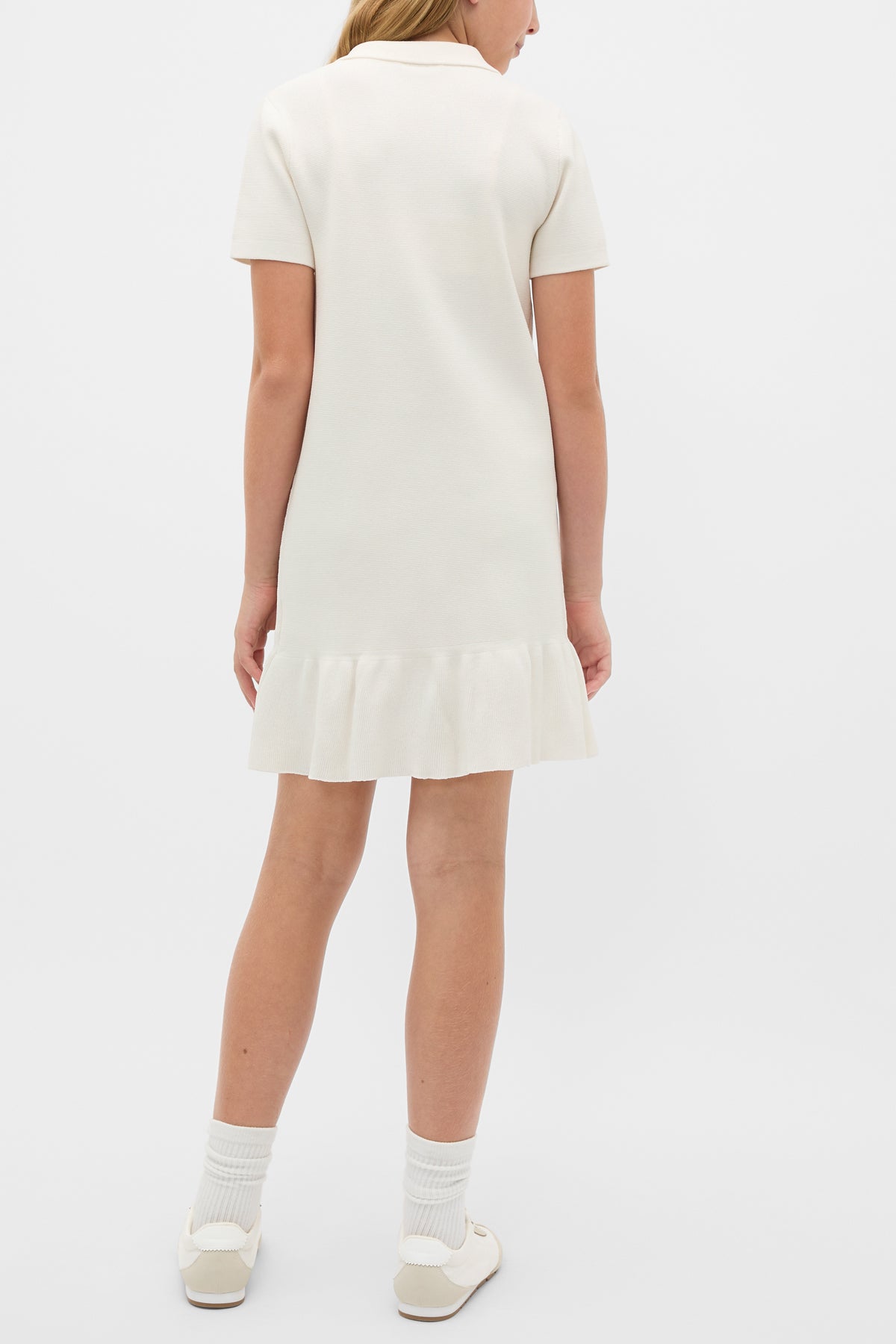 Polo Collar Knit Dress