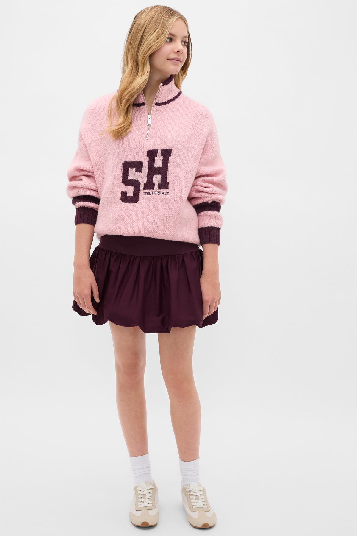 Splice Bubble Skirt