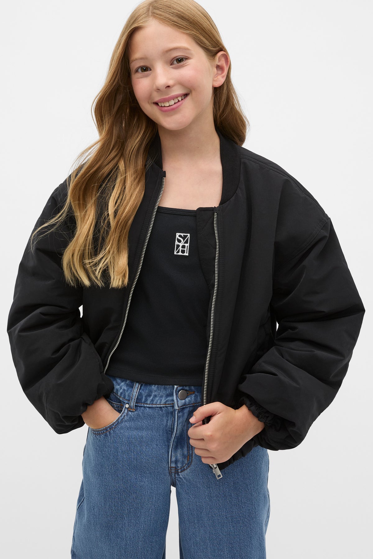 Elasticated Bomber Jacket