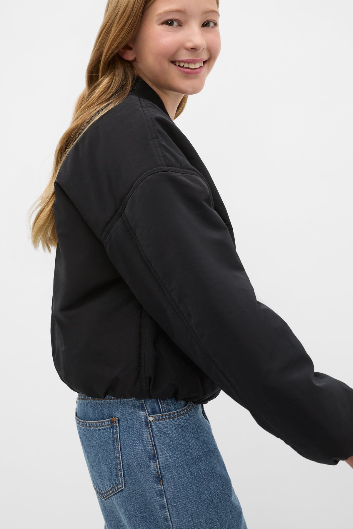 Elasticated Bomber Jacket