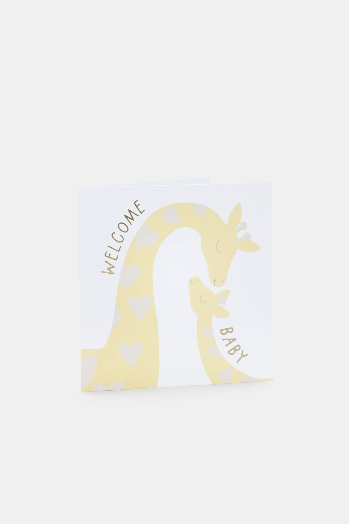 Welcome Baby Giraffe Card