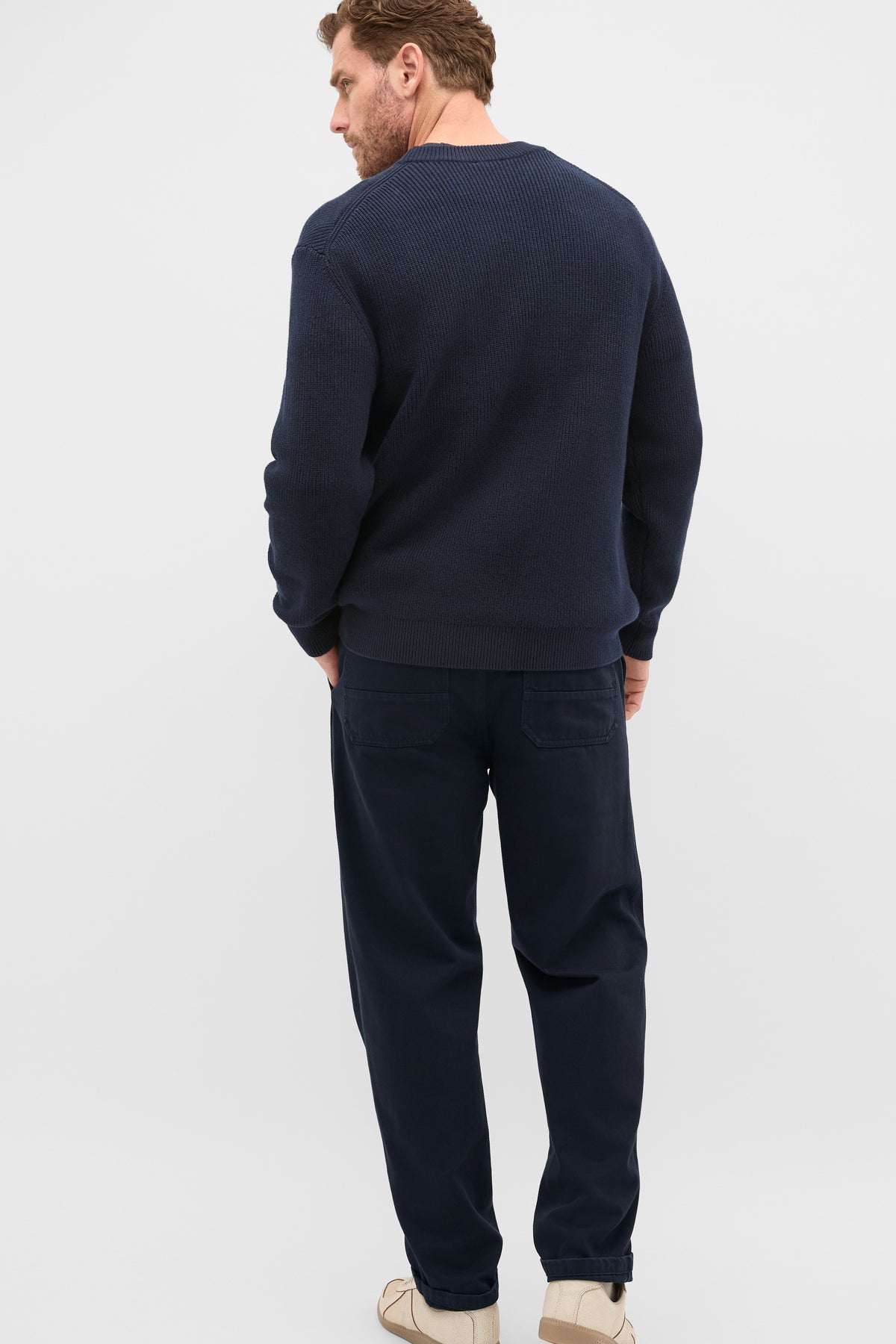 Cotton Crew Neck Knit