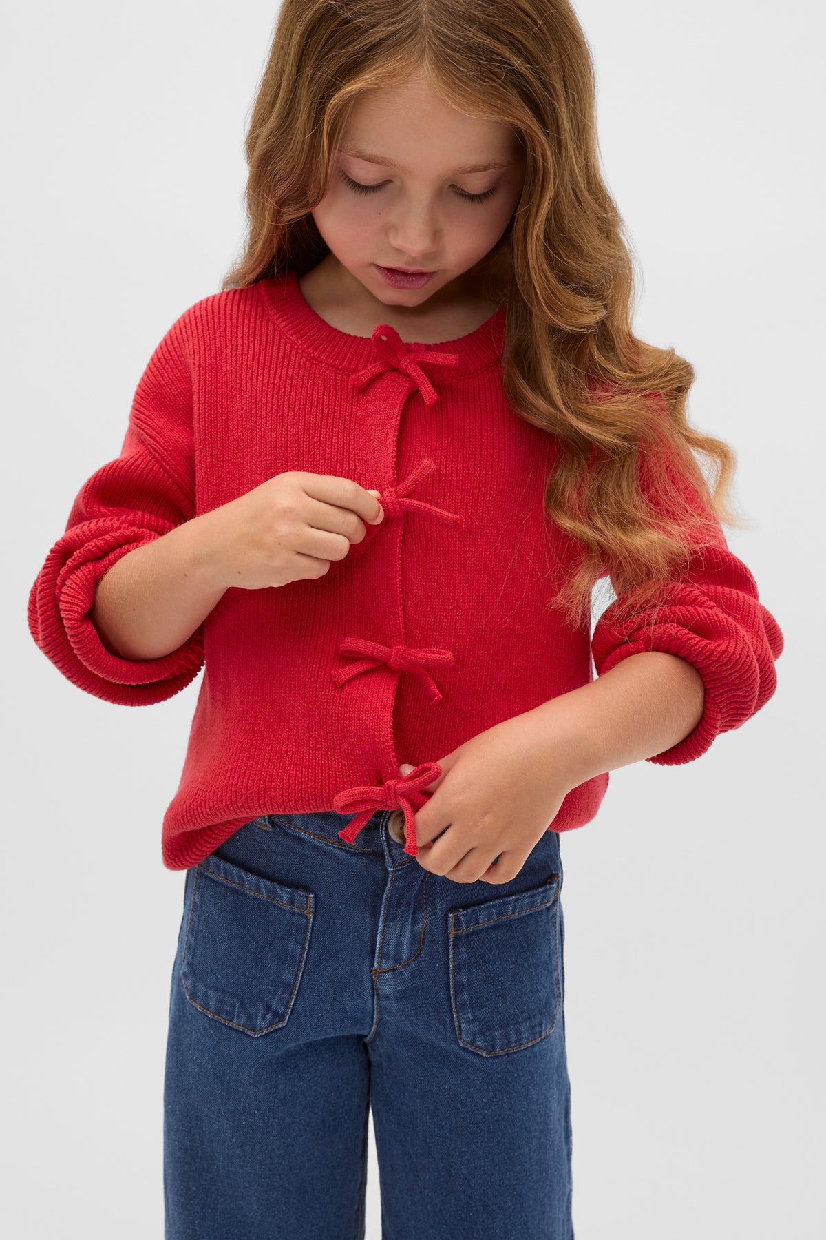 Bow Knit Cardigan