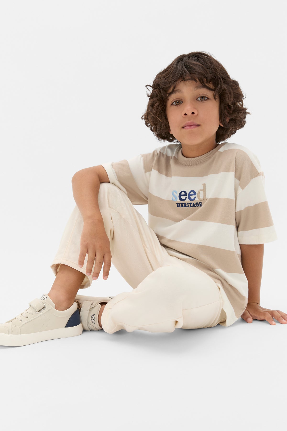 Stripe Multi Logo Tee