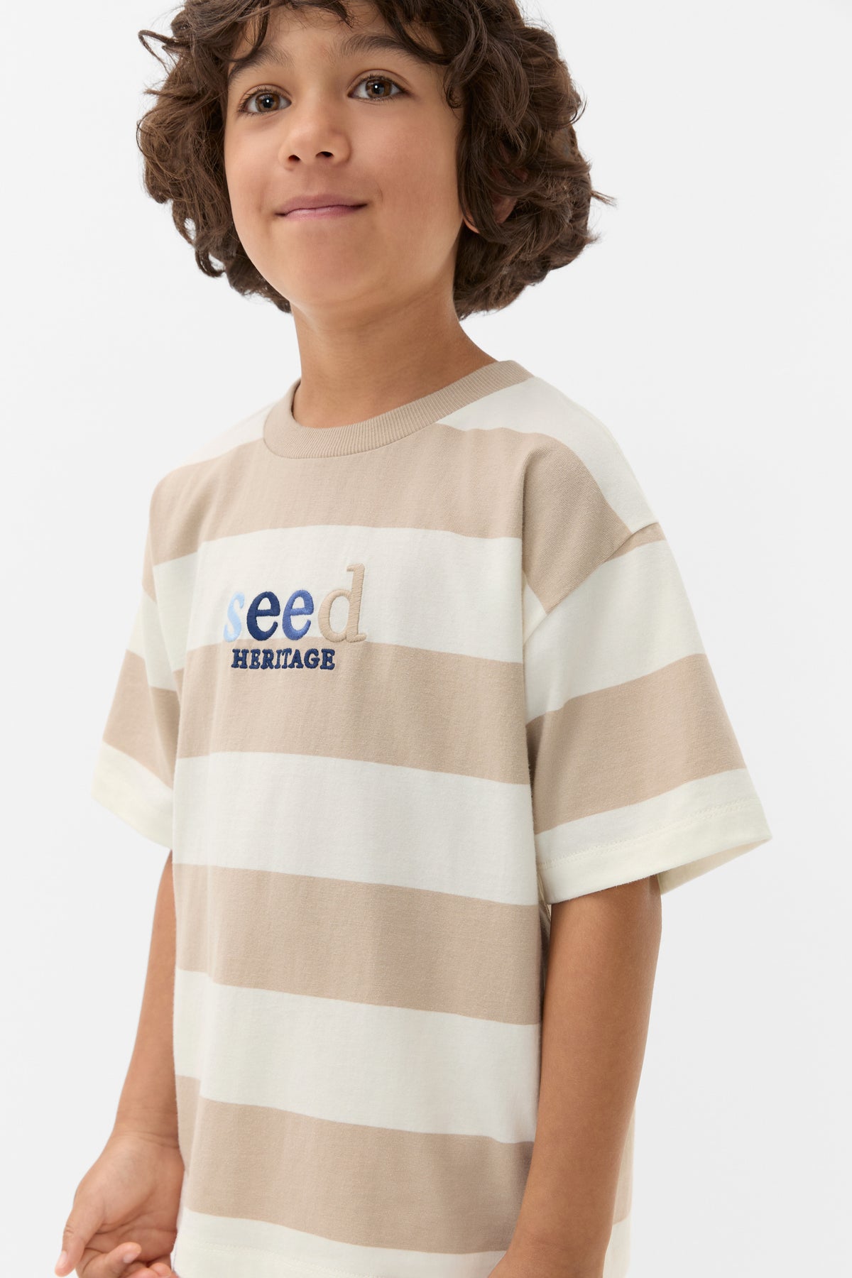 Stripe Multi Logo Tee