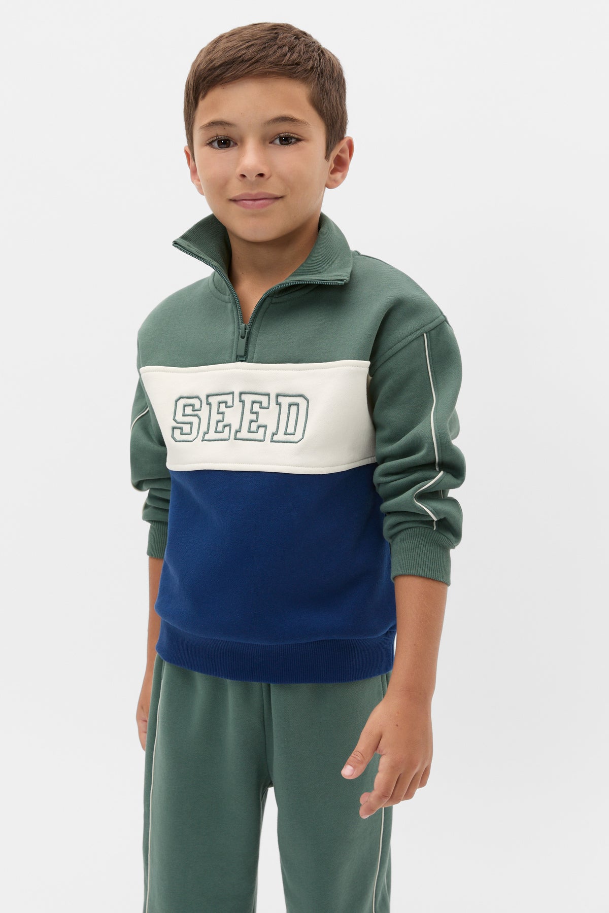 Core Panelled Sweater