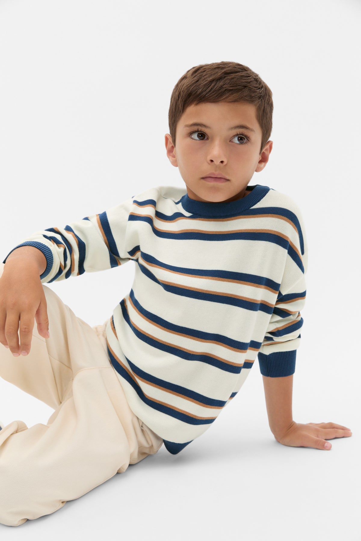 Stripe Crew Knit