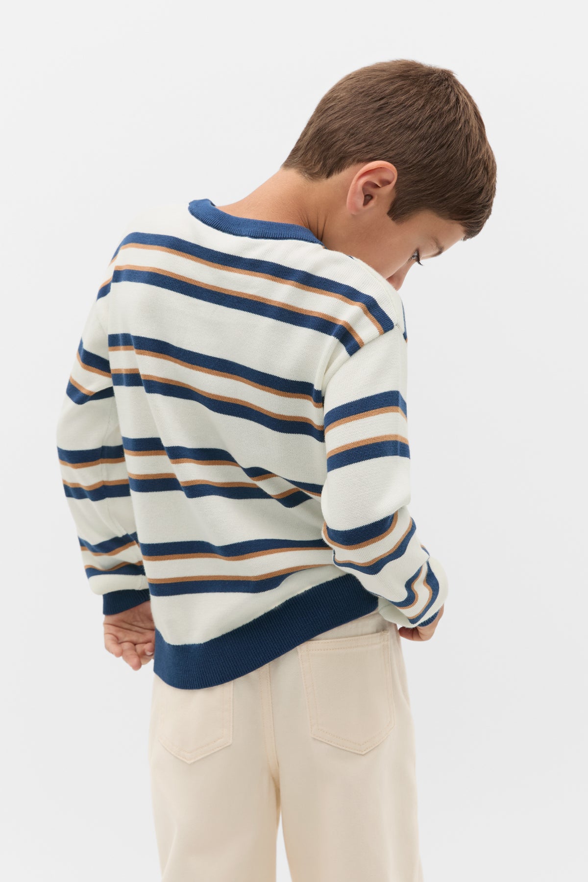 Stripe Crew Knit