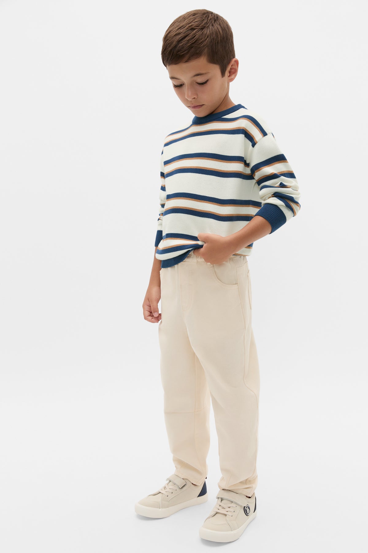 Stripe Crew Knit