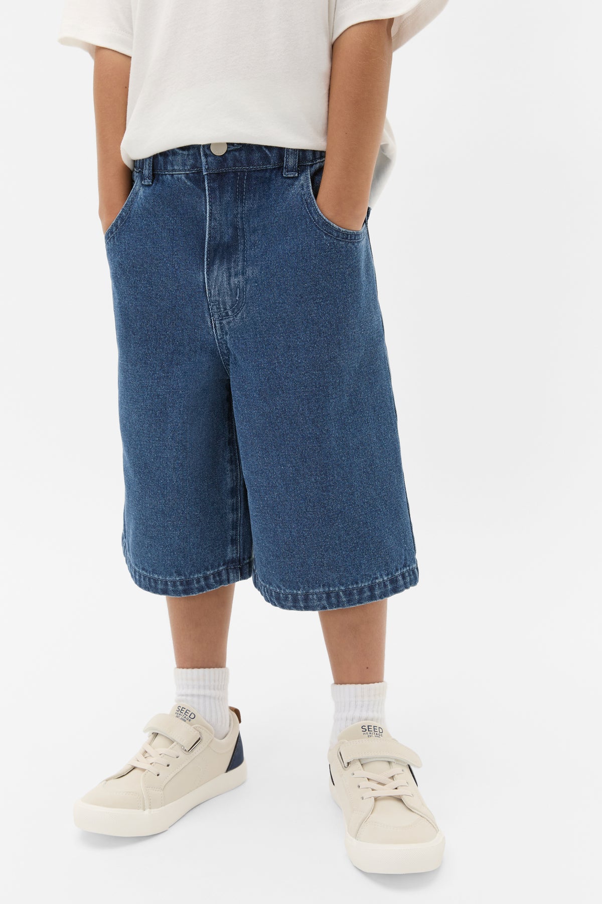 Longline Denim Short