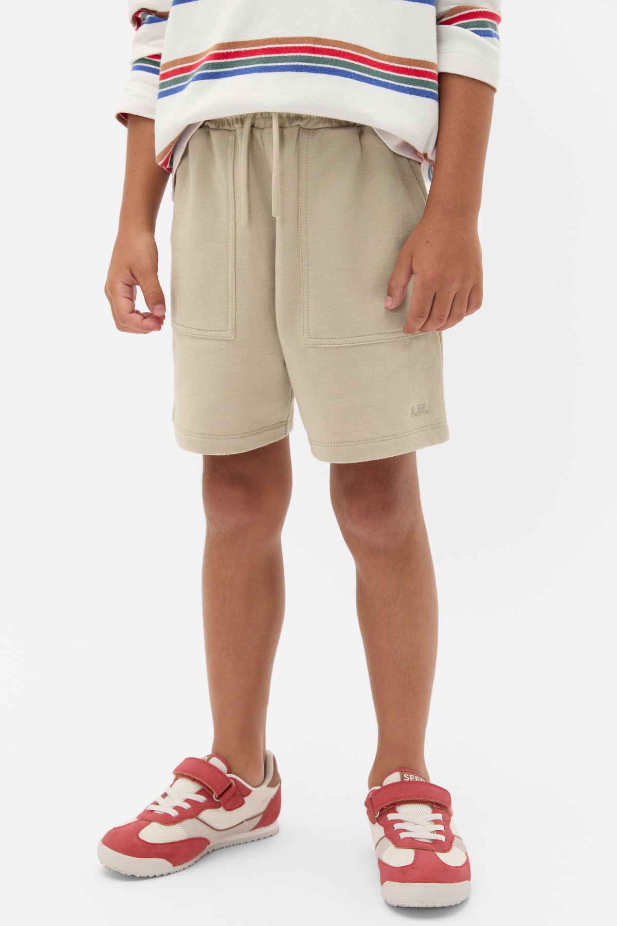 Stitch Detail Track Short