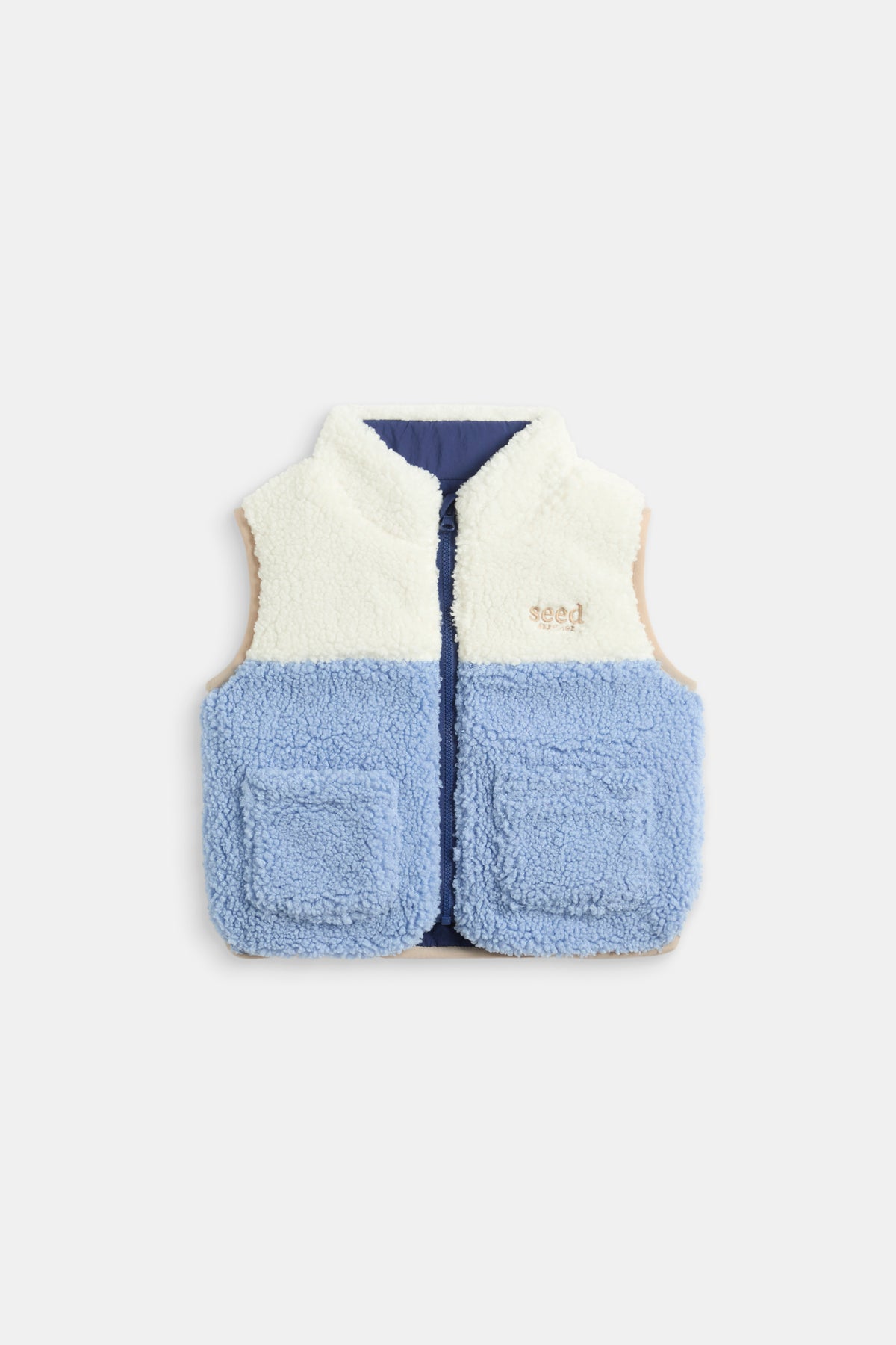 Colourblock Reversible Vest