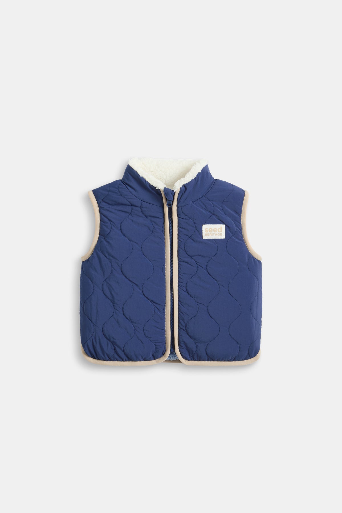 Colourblock Reversible Vest