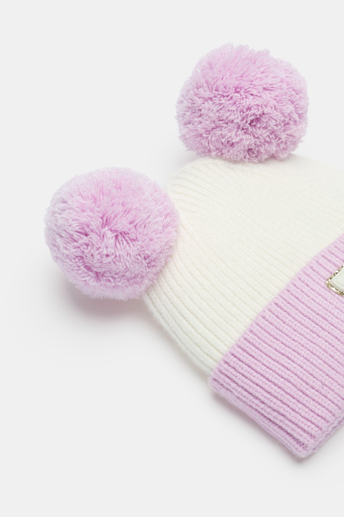 Mini Glitter Initial Beanie
