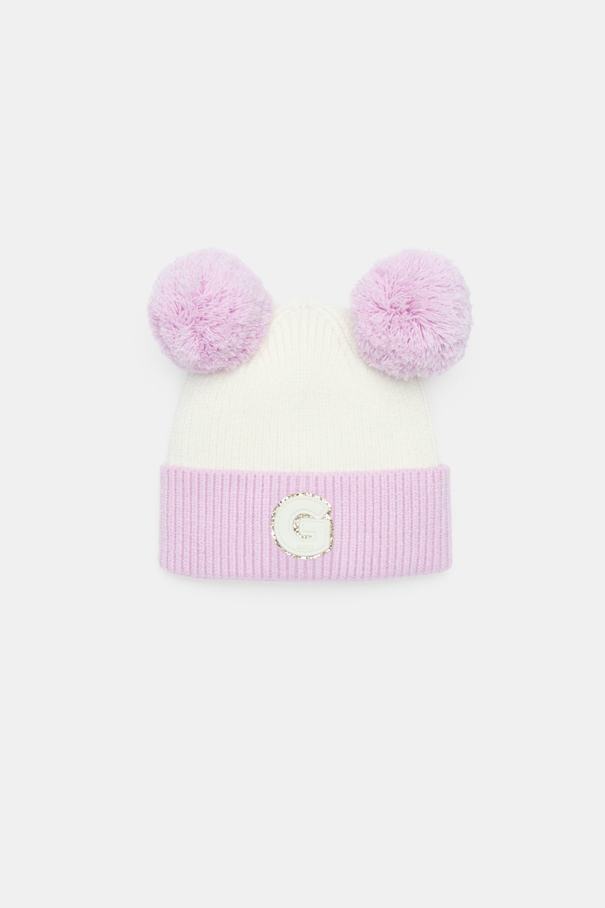 Mini Glitter Initial Beanie