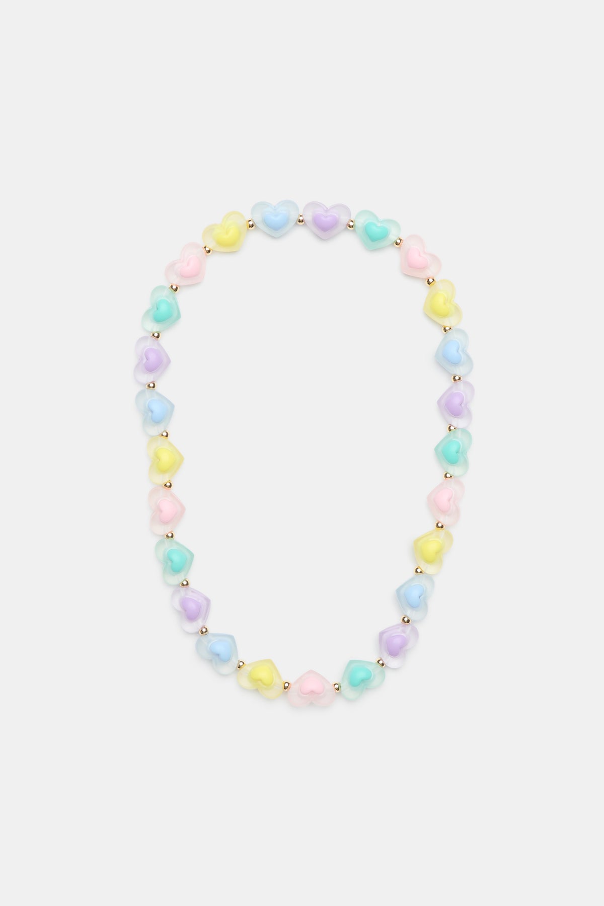 Rainbow Beaded Necklace