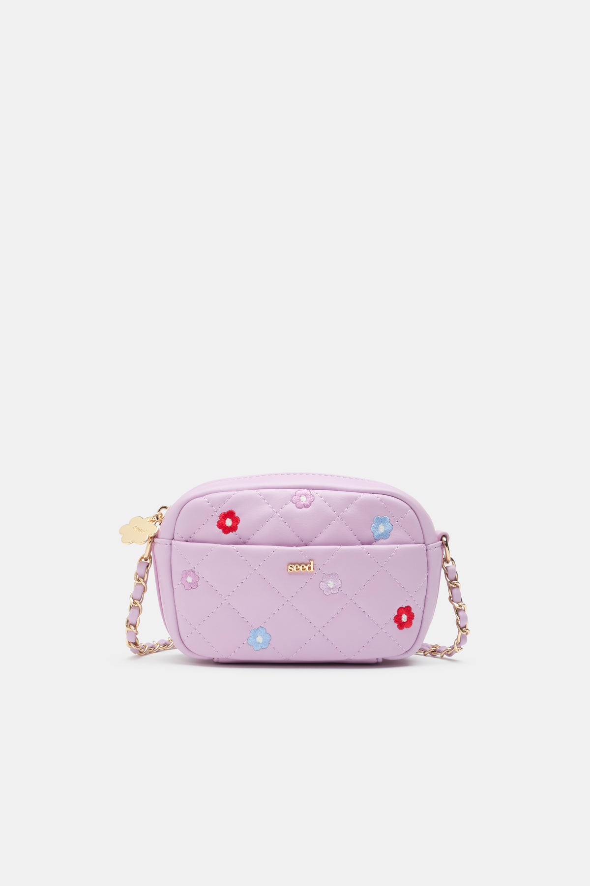 Embroidered Flower Bag