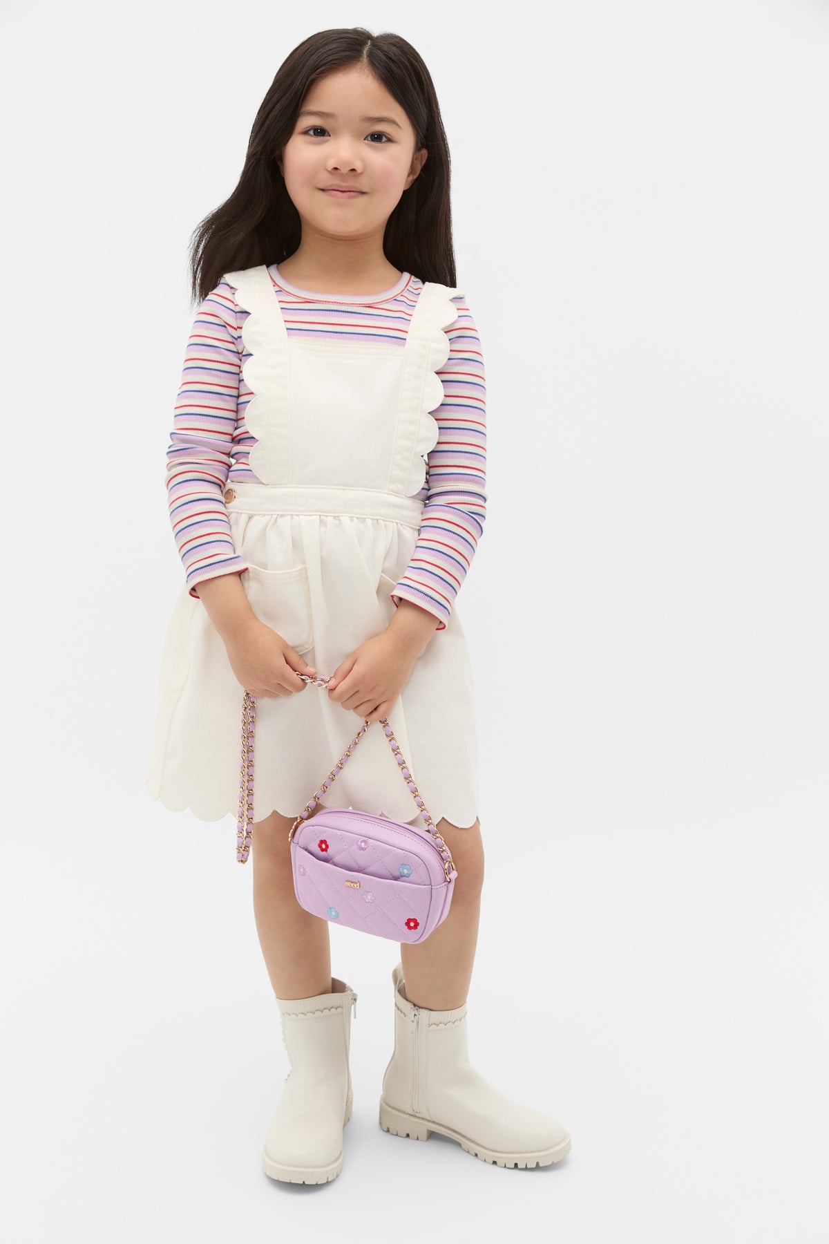 Embroidered Flower Bag