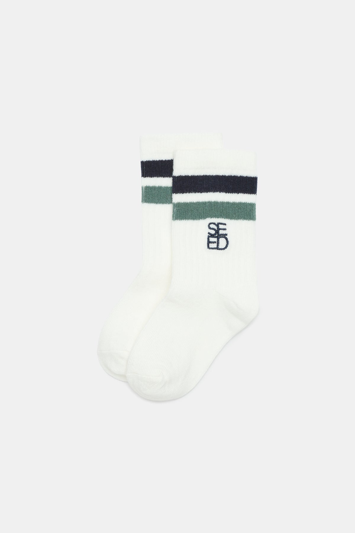 Logo Stripe Sock