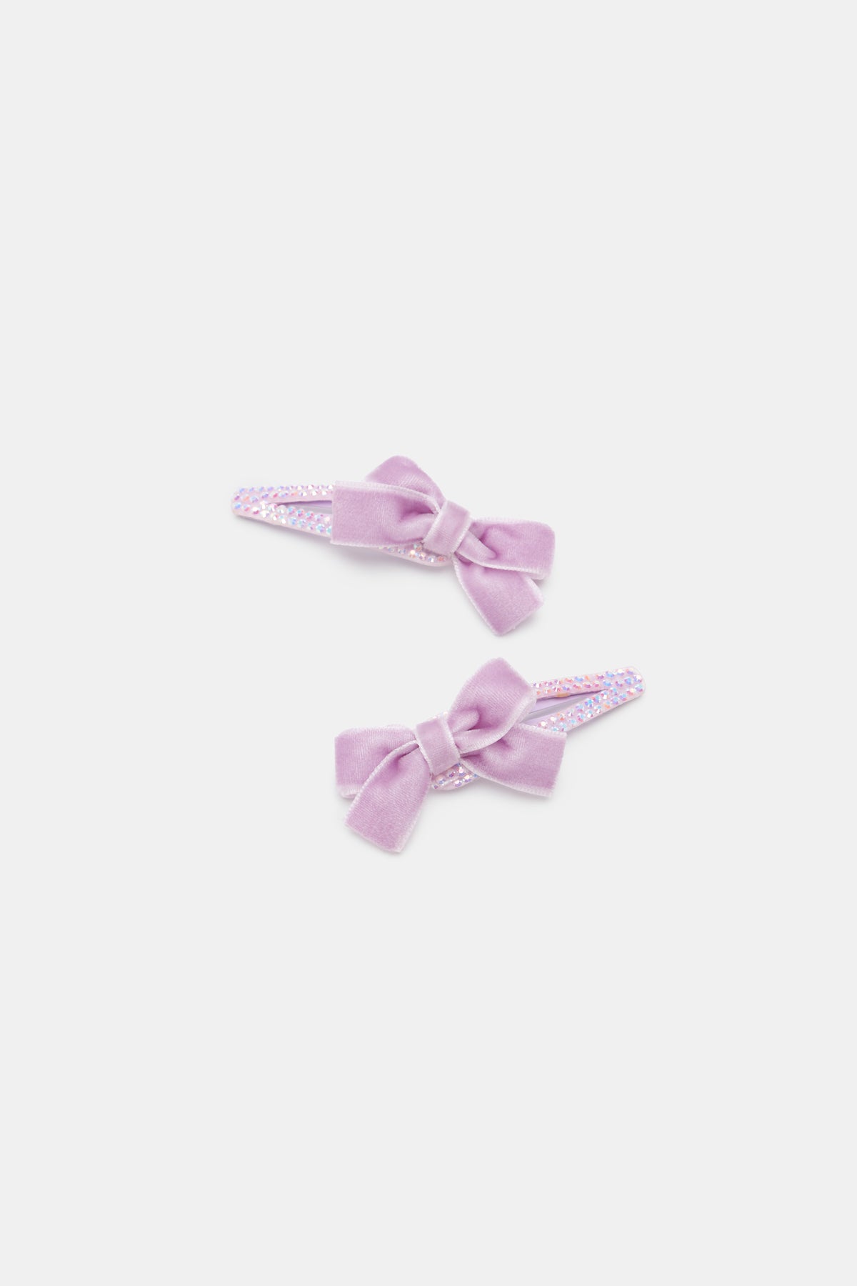 Velvet Gem Bow Snaps