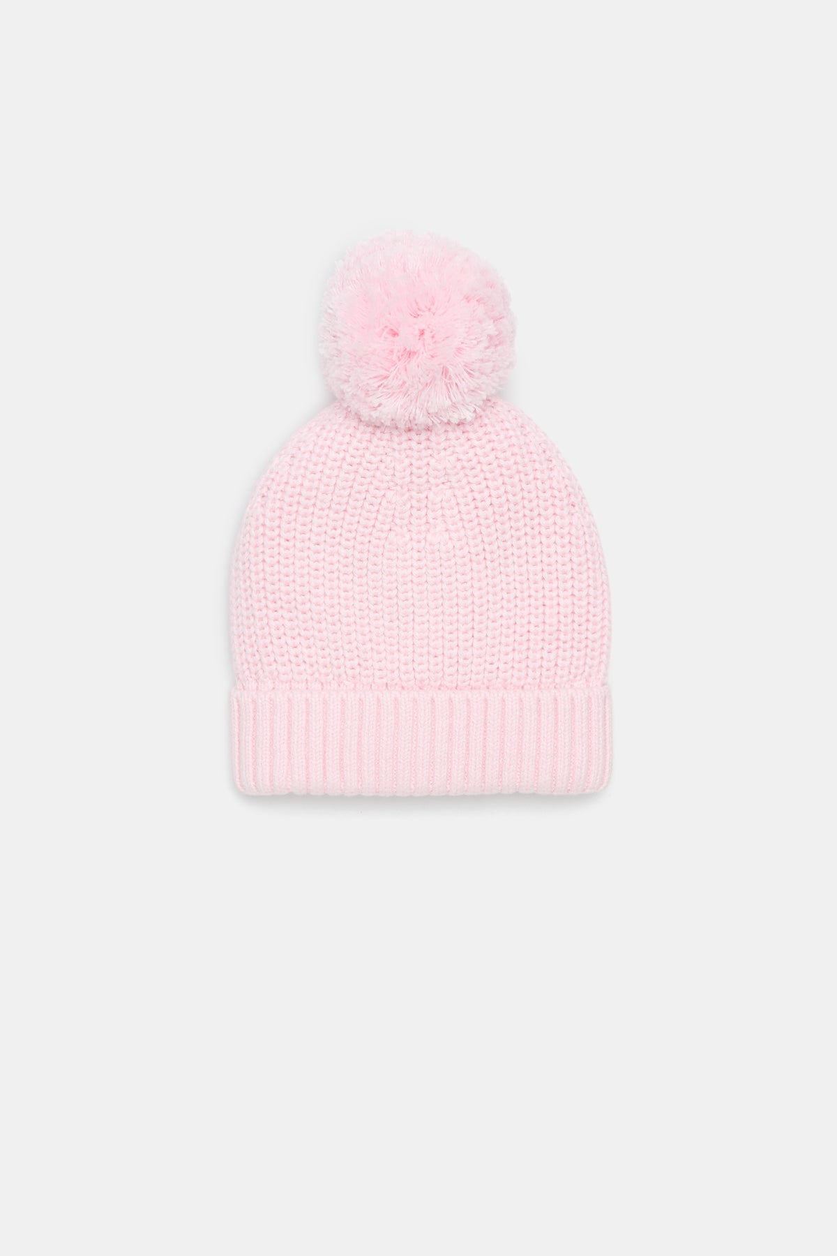 Knitted Pompom Beanie