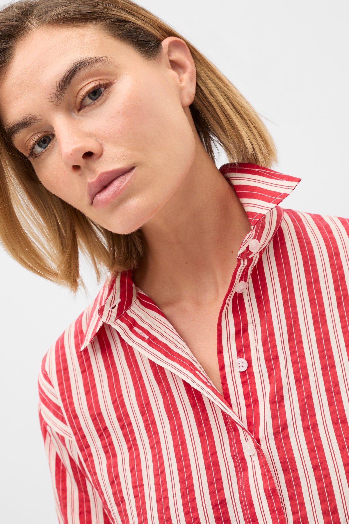 Textured Stripe Shirt
