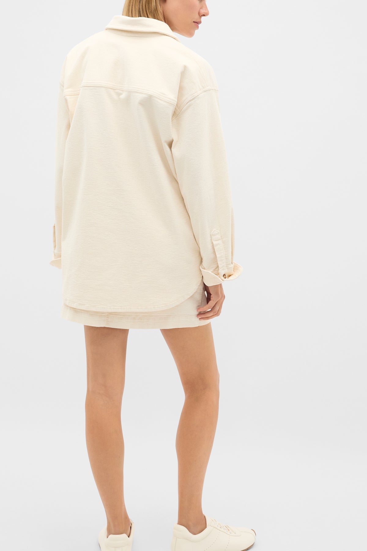 Cord Oversized Shirt