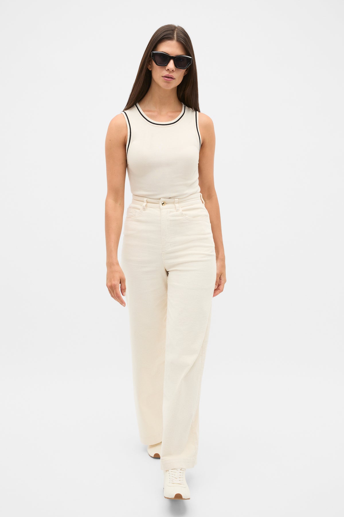 Australian Cotton Contrast Tank
