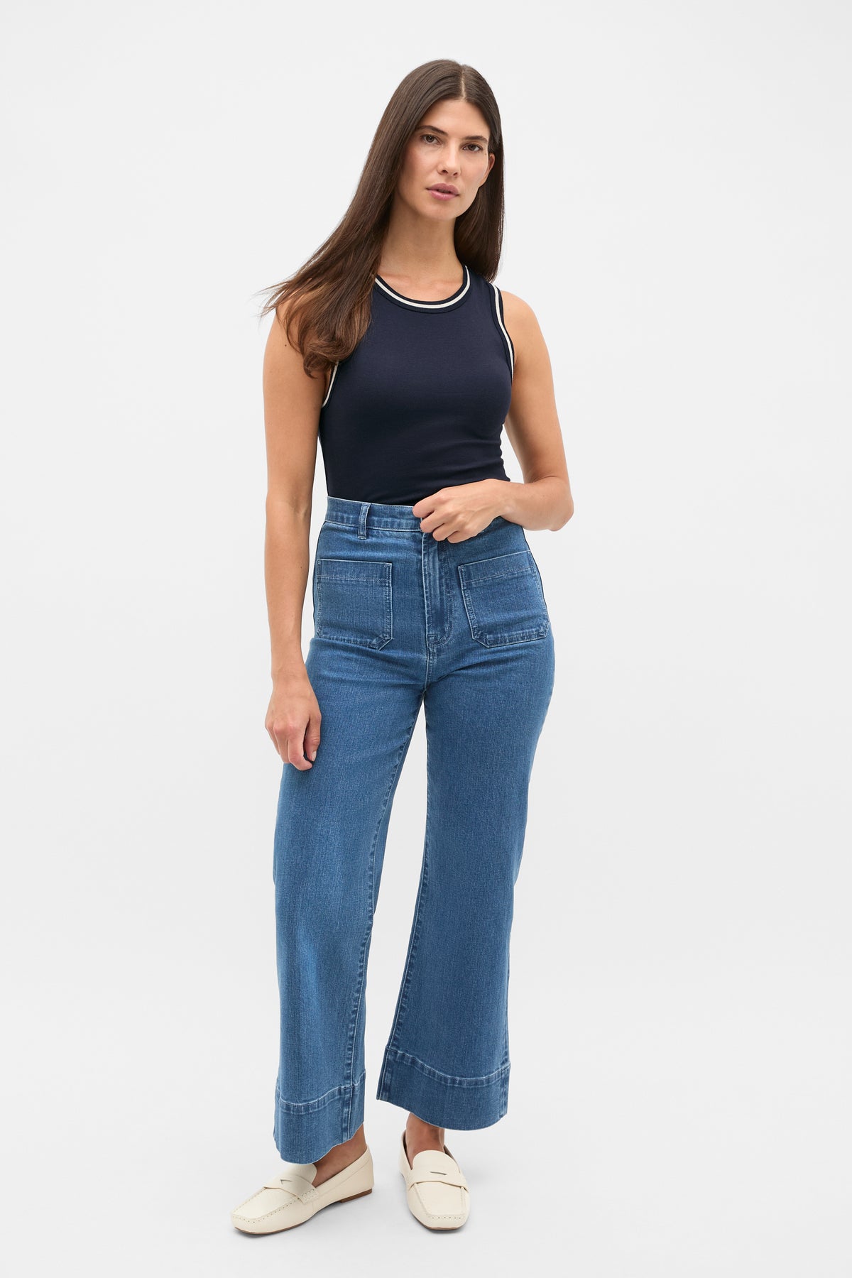 Australian Cotton Contrast Tank