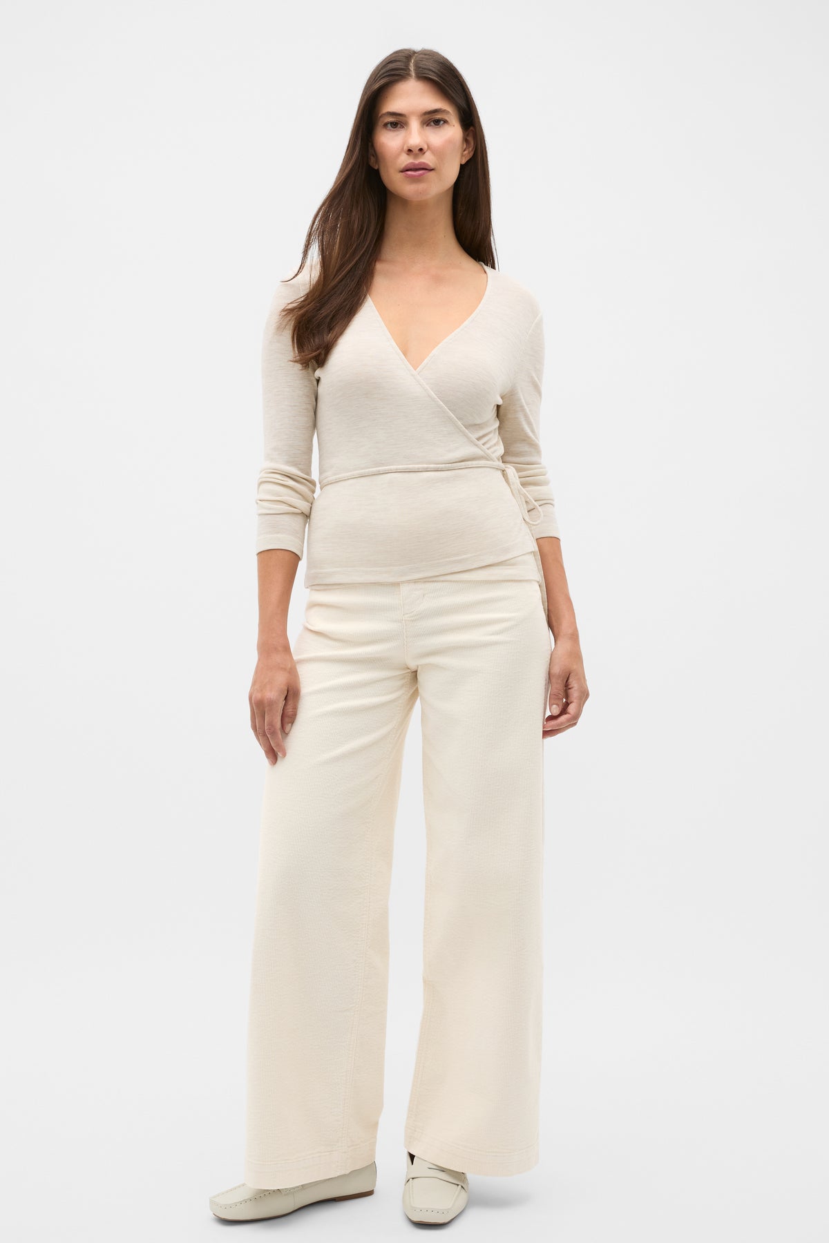 Australian Merino Wrap Top
