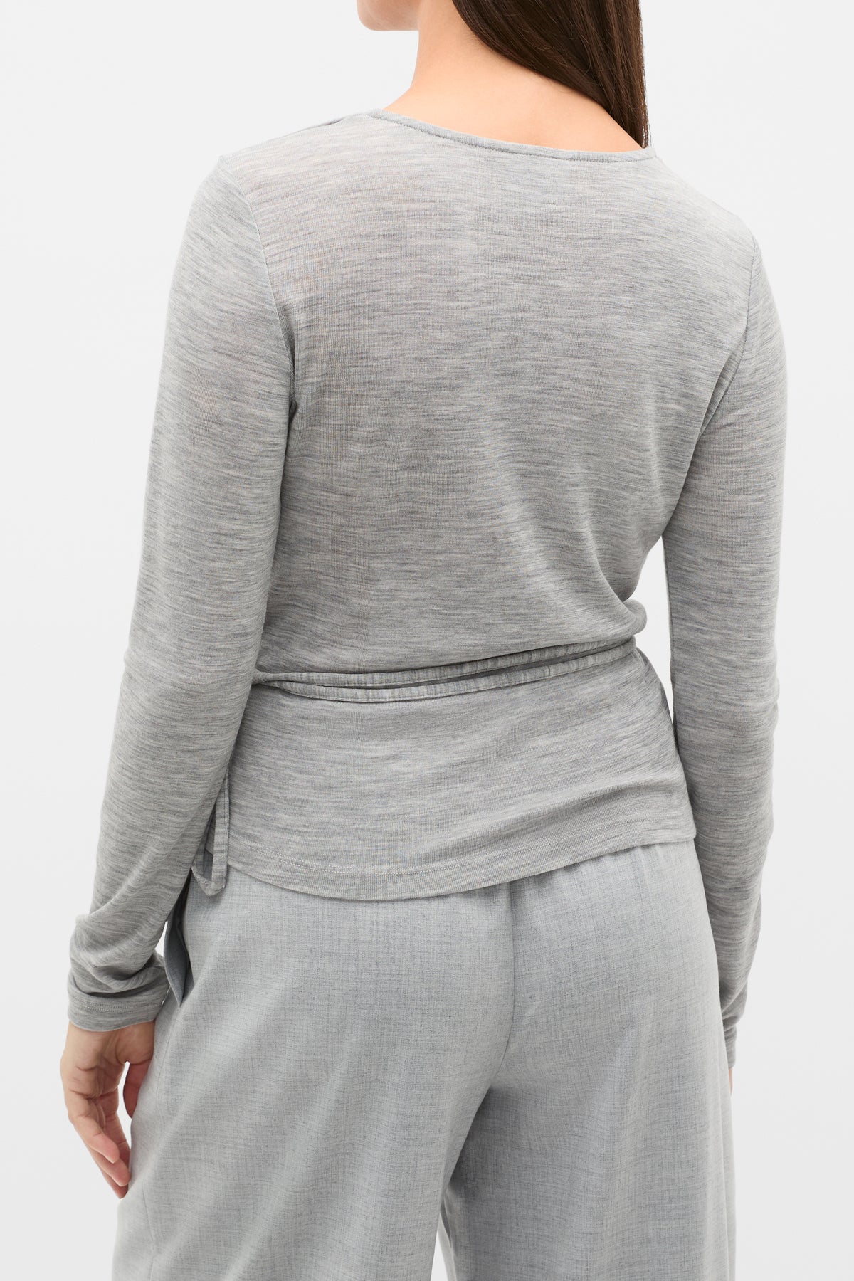 Australian Merino Wrap Top